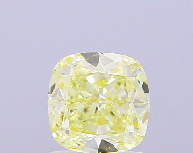 1.02 CT Fancy Light Yellow CUSHION MODIFIED
