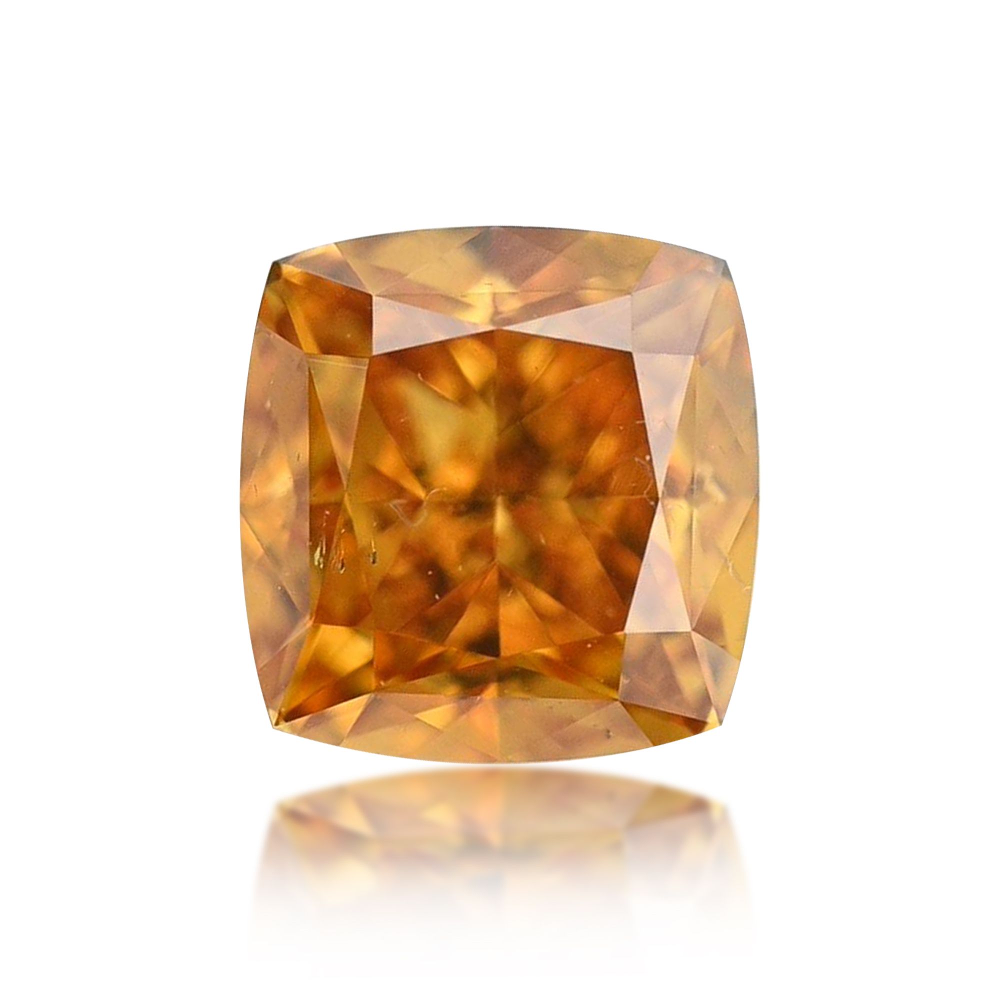 Diament 0.31 ct Fancy Deep Yellow Orange/SI1