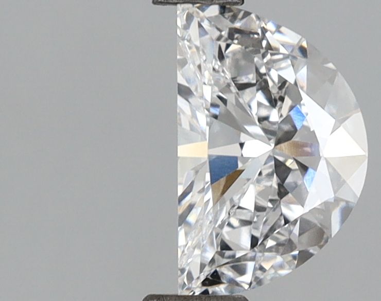 0.63 ct lab-grown Half moon Diamond