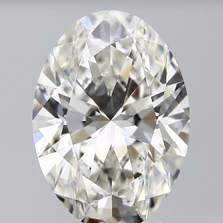 4.08 ct. oval Lab Grown Diamond front image