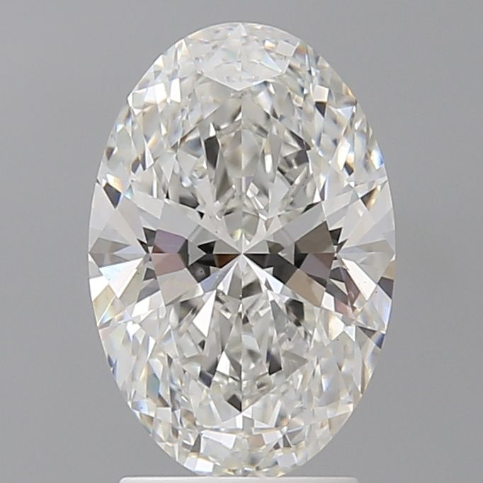 2.58 ct. oval Lab Grown Diamond front image