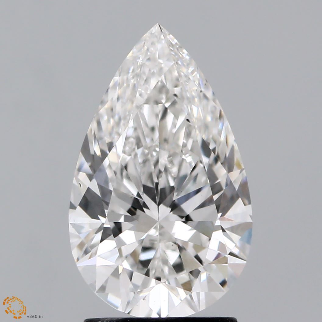 2.10 ct. pear Lab Grown Diamond front image