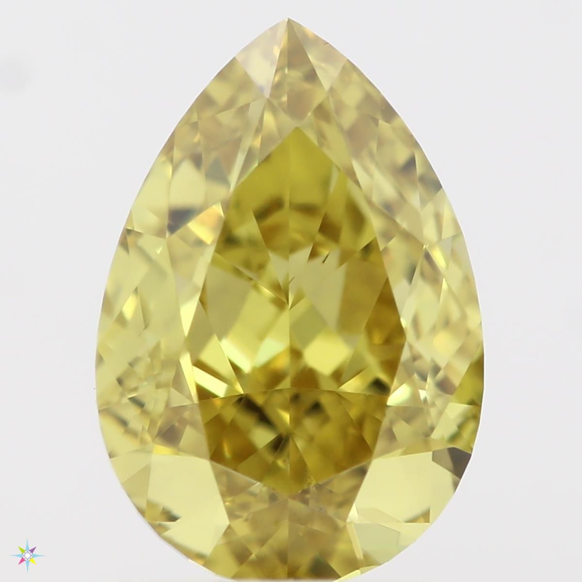 Diament 1.1 ct Fancy Deep Yellow/VS2