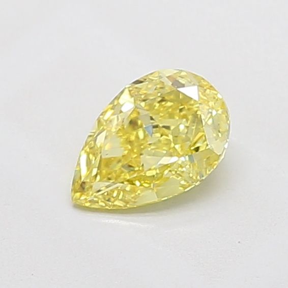 0.85 CT Fancy Vivid Yellow PEAR