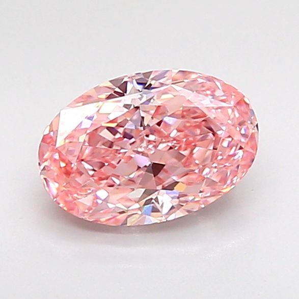 1.56 CT Fancy Vivid Pink OVAL