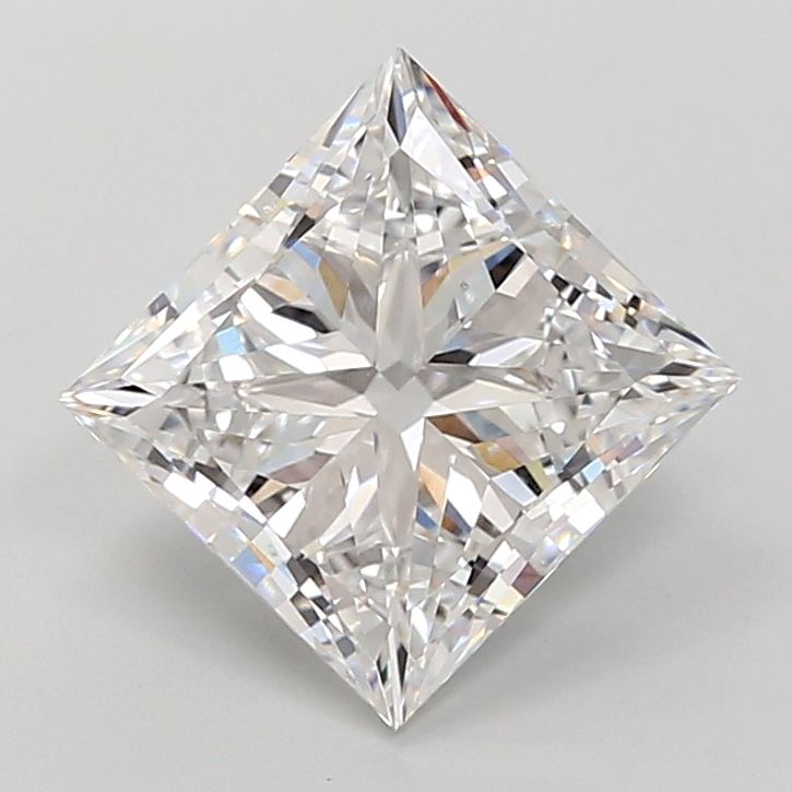 4.01 ct. princess Lab Grown Diamond front image