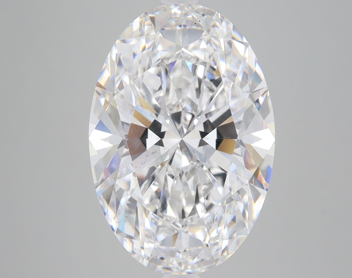7.40 ct. oval Lab Grown Diamond front image