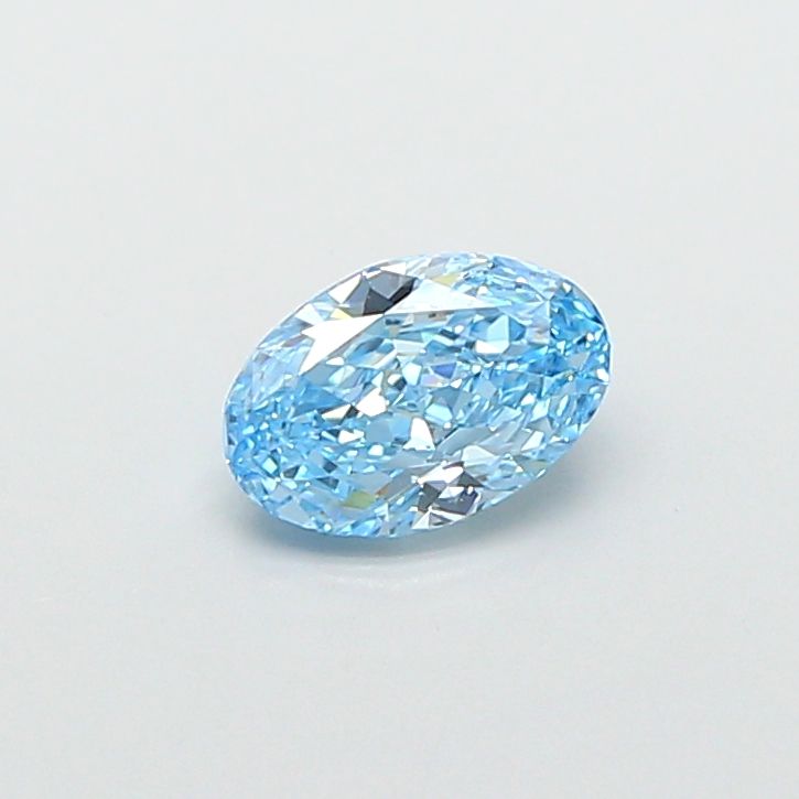 1.02 CT Fancy Vivid Blue OVAL