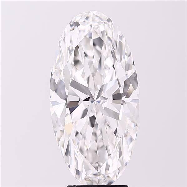 7.02 ct. oval Lab Grown Diamond front image