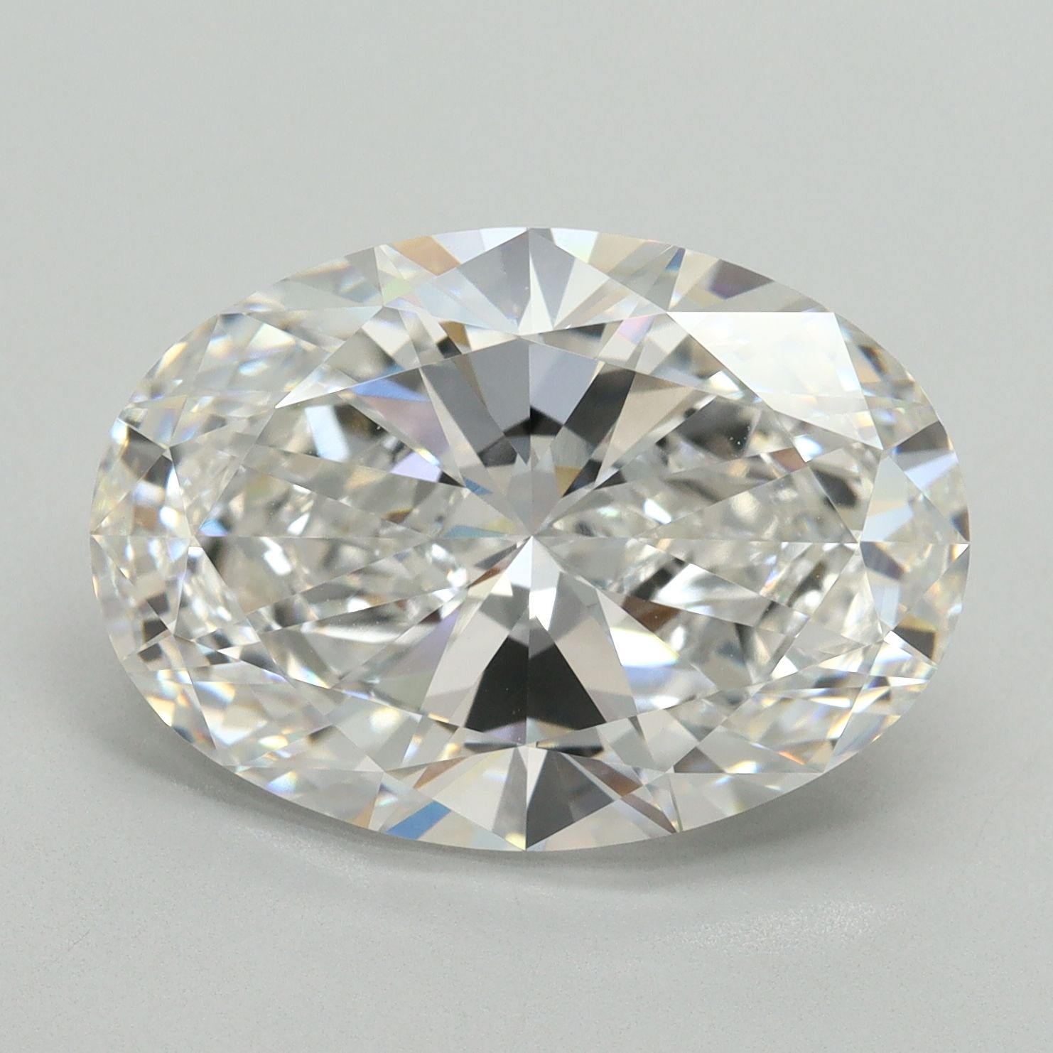 8.15 ct. oval Lab Grown Diamond front image