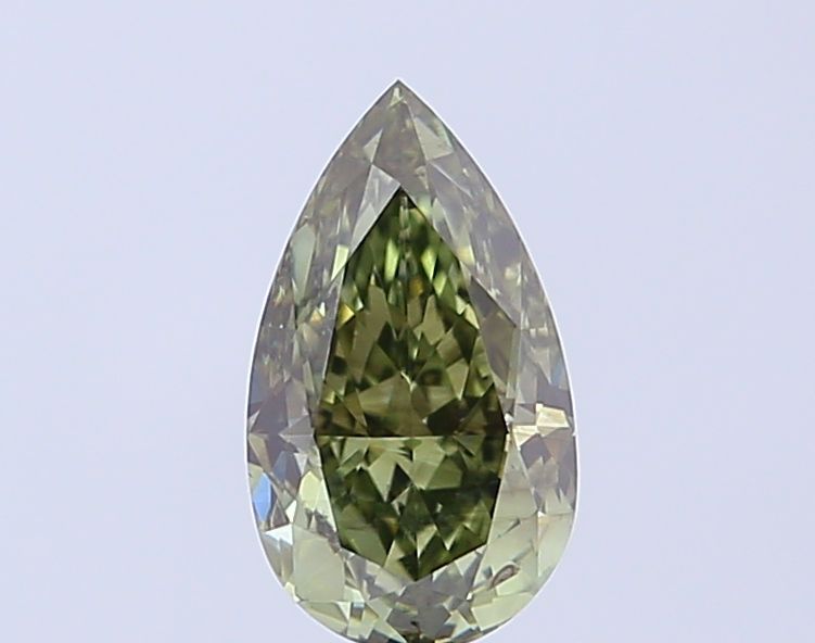 1.51 CT Fancy Vivid Green PEAR