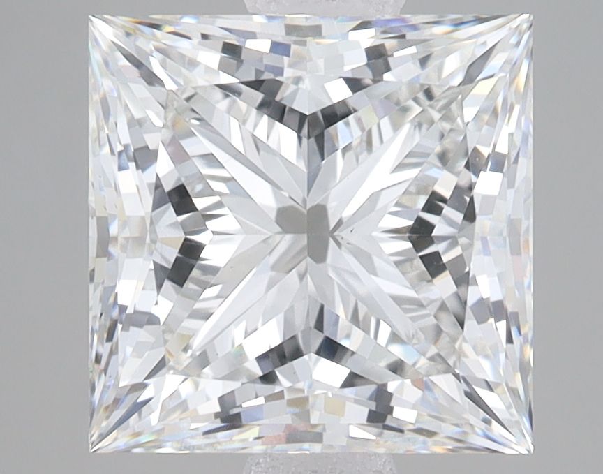 4.10 ct. princess Lab Grown Diamond front image