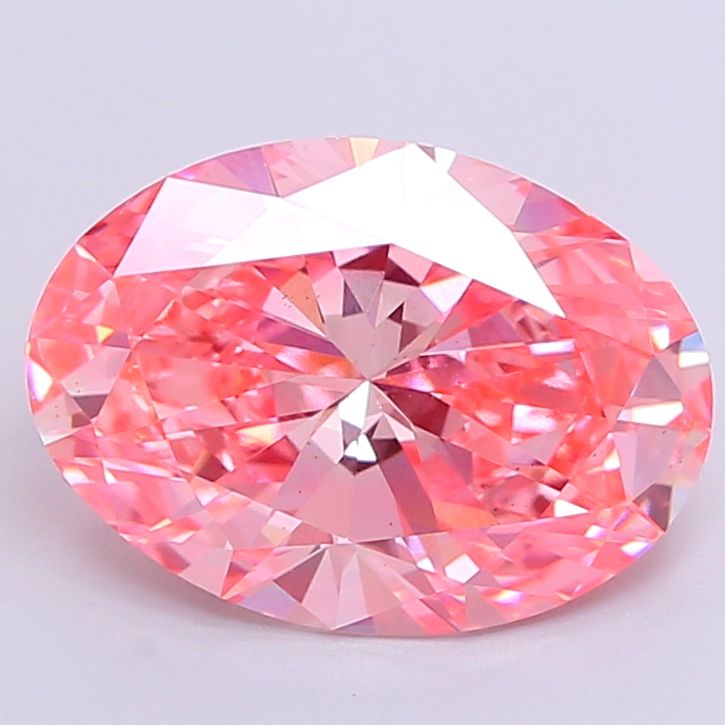 3.73 ct. oval Lab Grown Diamond front image