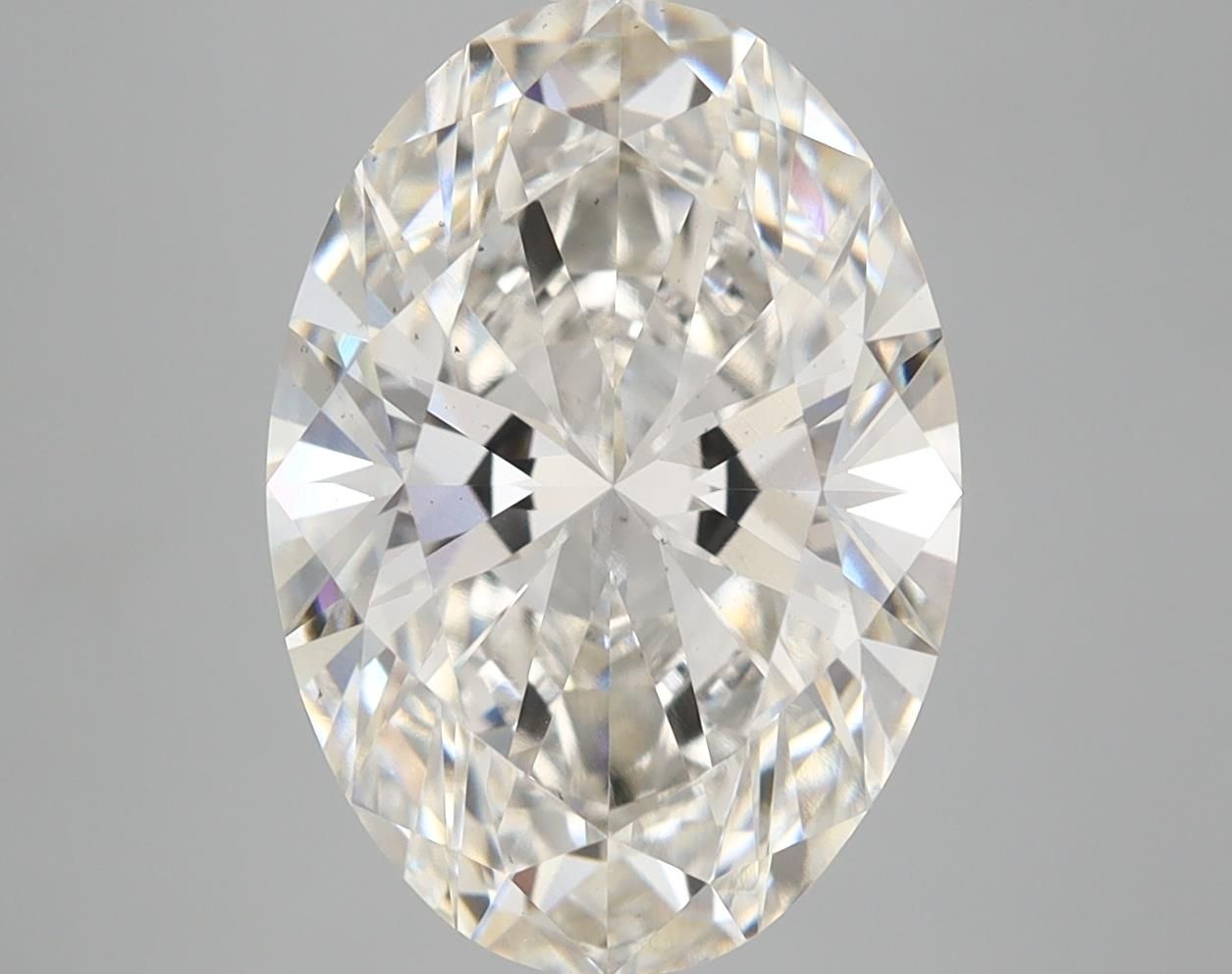 5.18 ct. oval Lab Grown Diamond front image