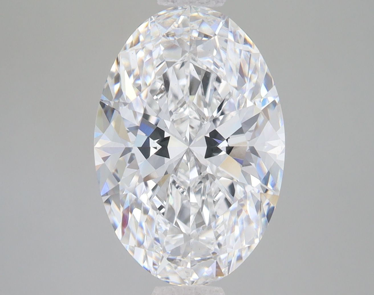 4.08 ct. oval Lab Grown Diamond front image