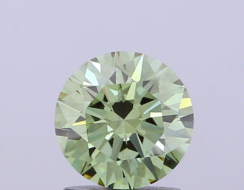1.5 CT Fancy Vivid Green ROUND