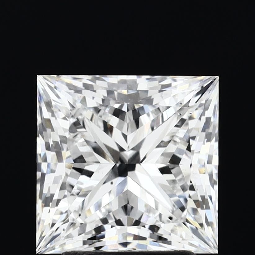 3.10 ct. princess Lab Grown Diamond front image