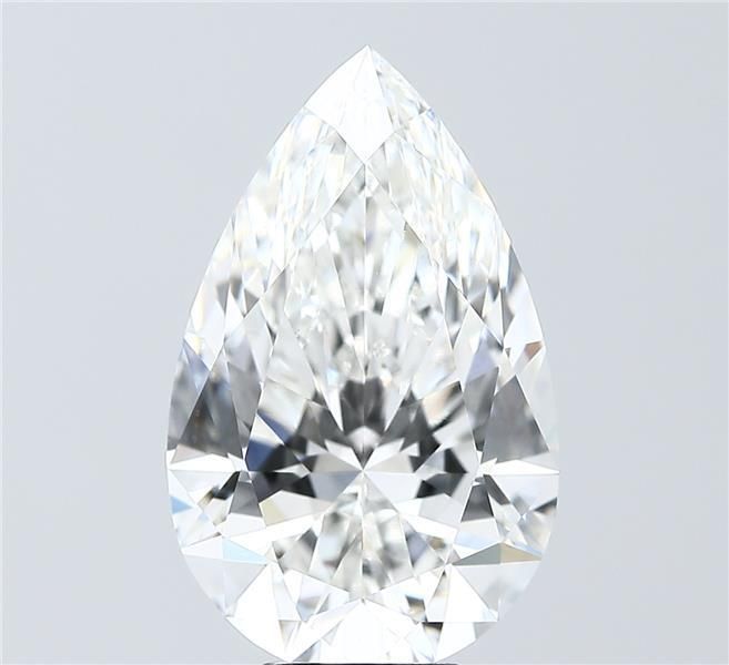 7.07 ct. pear Lab Grown Diamond front image