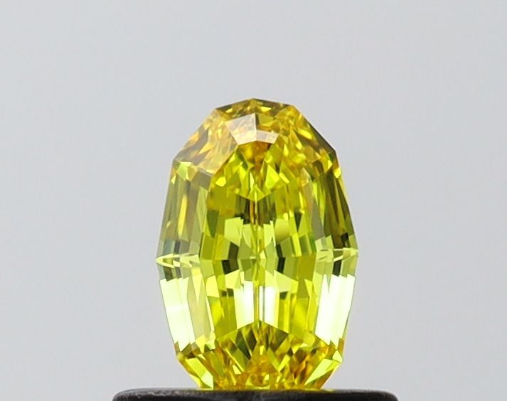 0.51 CT Fancy Vivid Yellow OVAL