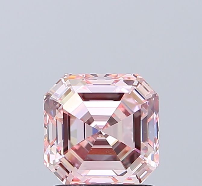 1.75 CT Fancy Pink ASSCHER
