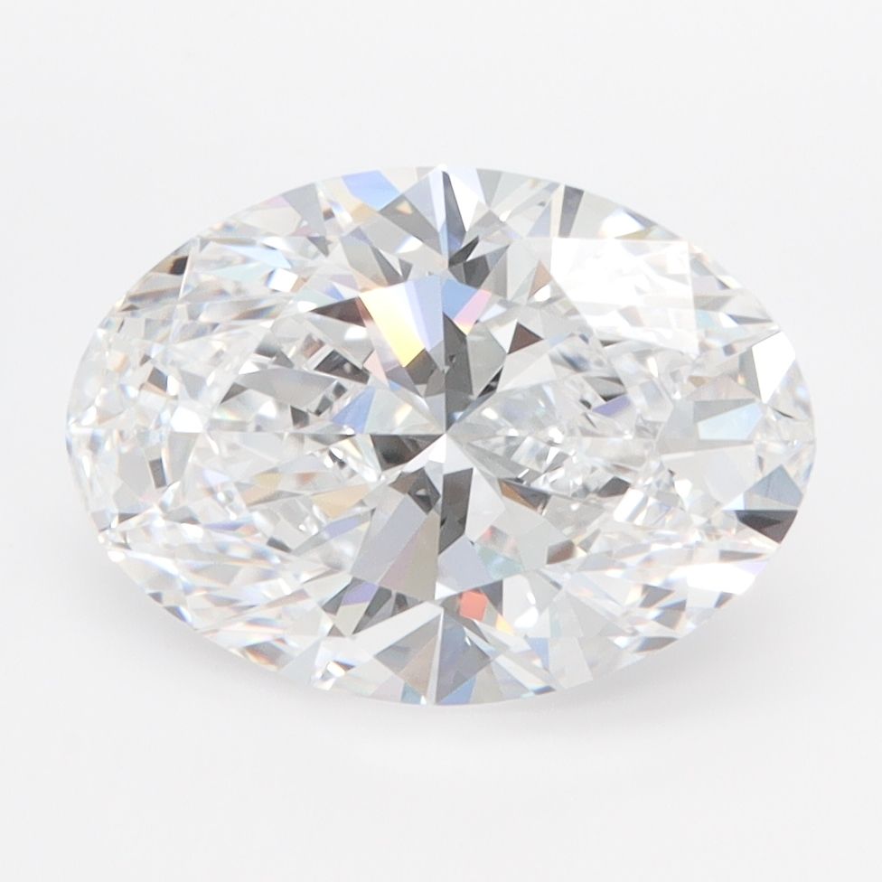 3.02 ct. oval Lab Grown Diamond front image