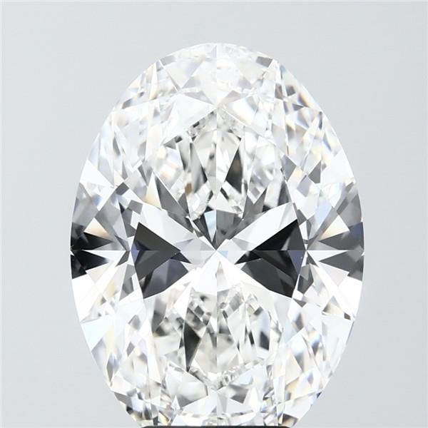 6.08 ct. oval Lab Grown Diamond front image