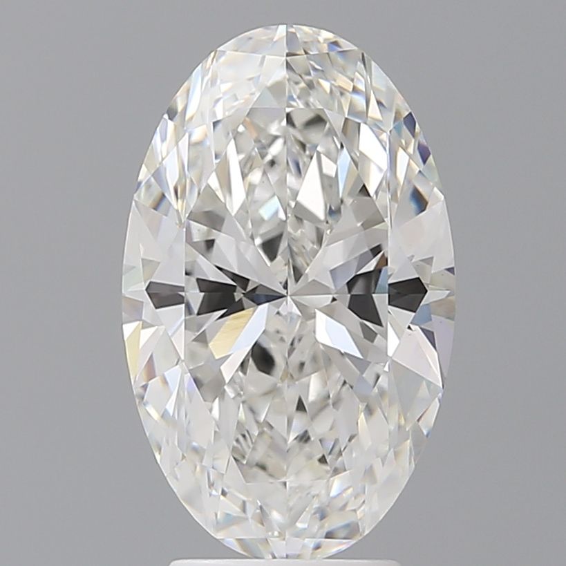 4.08 ct. oval Lab Grown Diamond front image