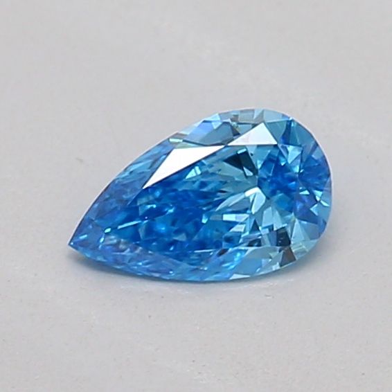 0.16 CT Fancy Vivid Blue PEAR