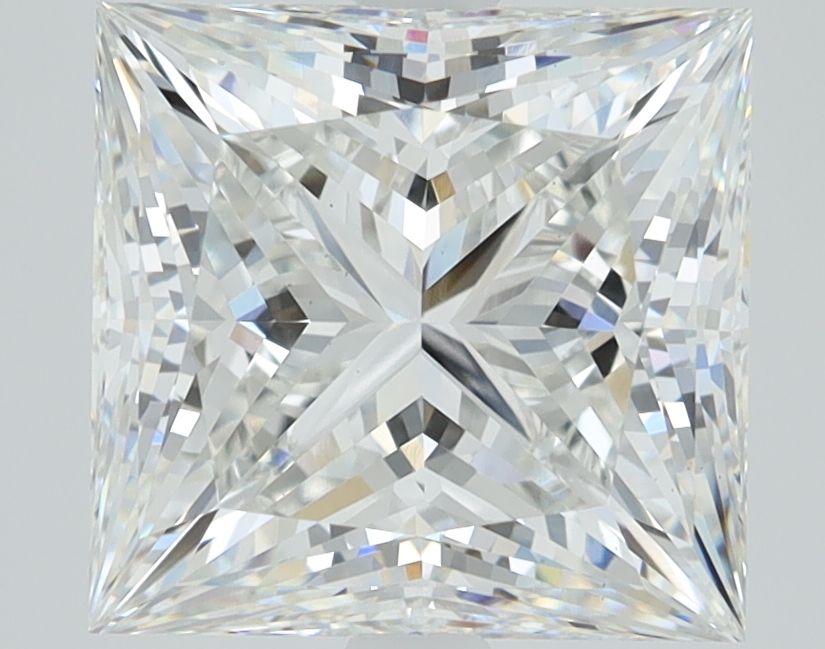 3.43 ct. princess Lab Grown Diamond front image