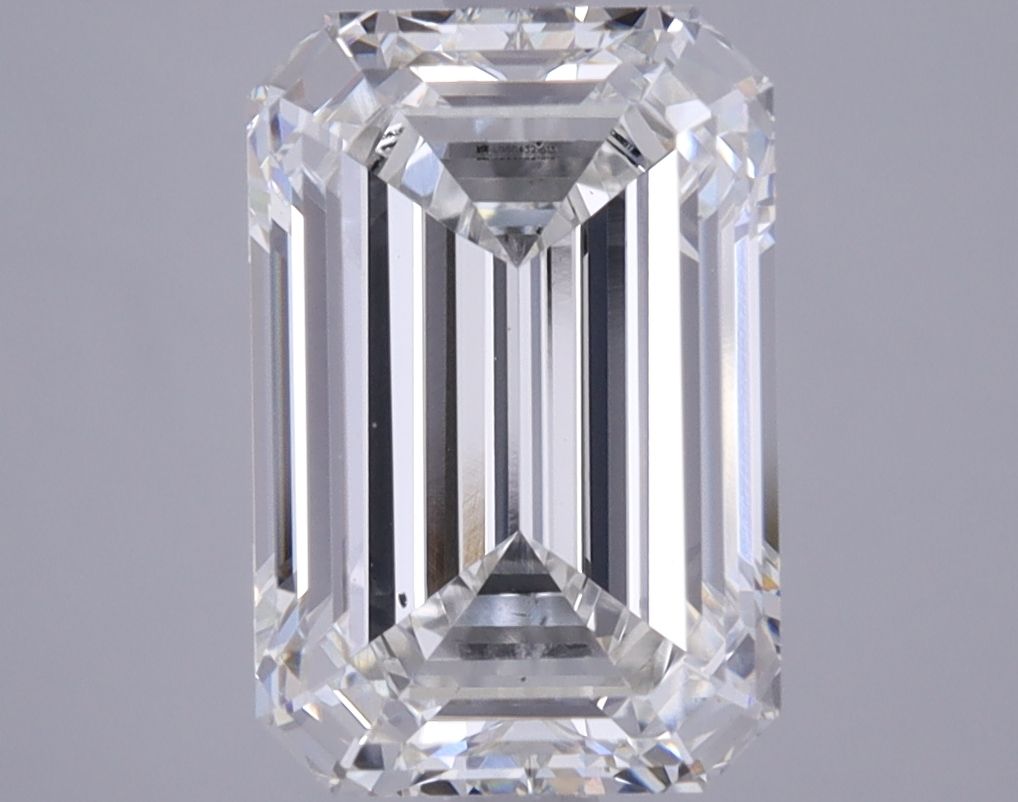 3.70 ct. emerald Lab Grown Diamond front image