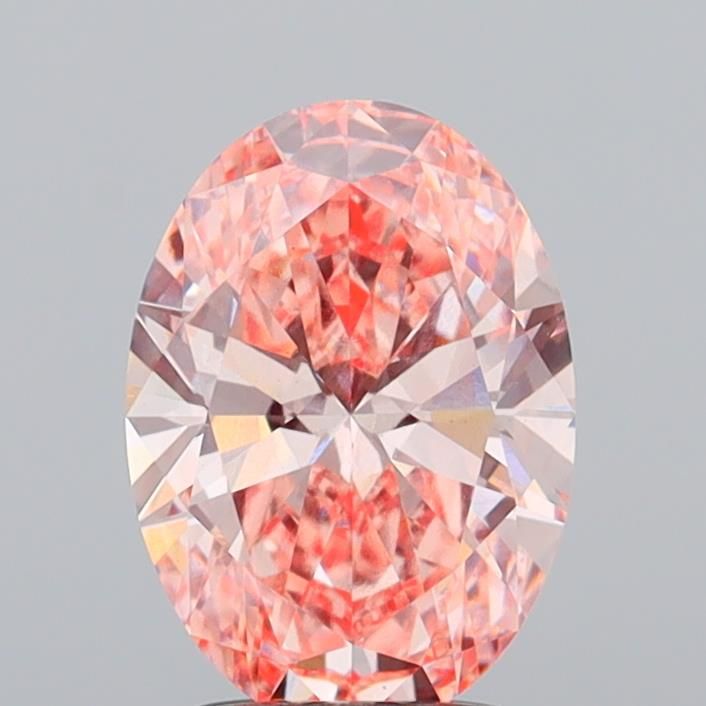 2.01 ct. oval Lab Grown Diamond front image