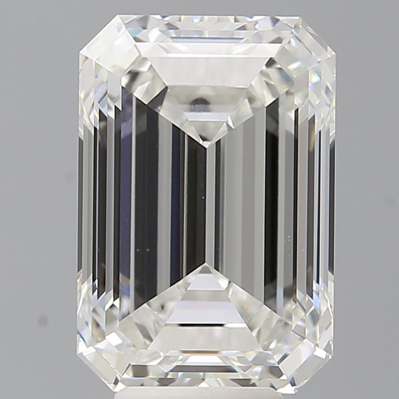 7.08 ct. emerald Lab Grown Diamond front image
