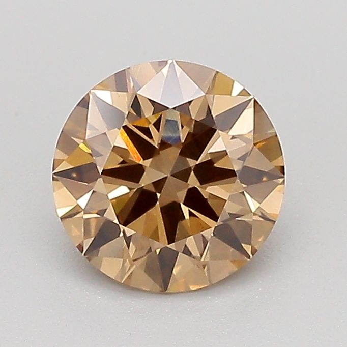 1.0 CT Fancy Light Brown ROUND