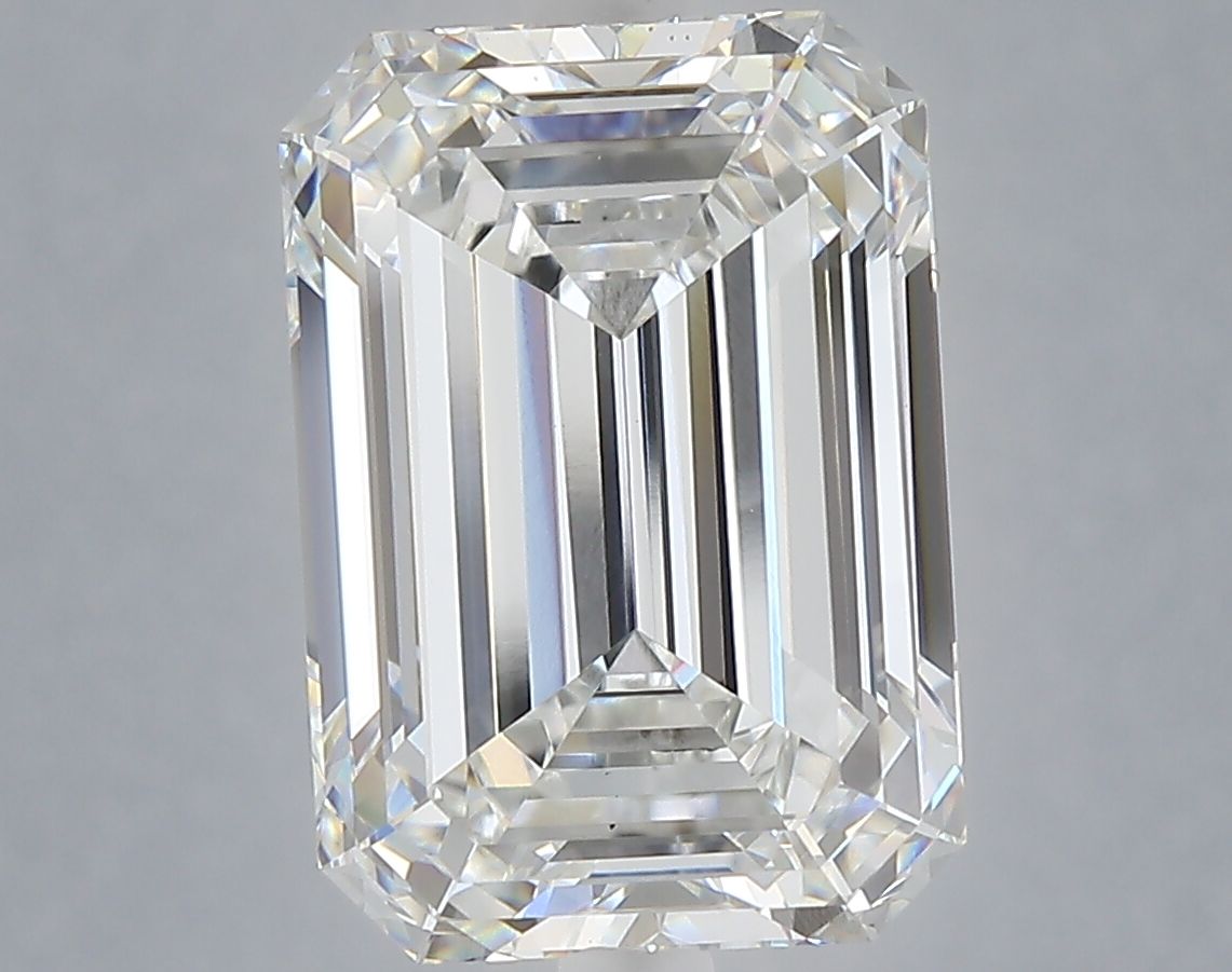 6.07 ct. emerald Lab Grown Diamond front image
