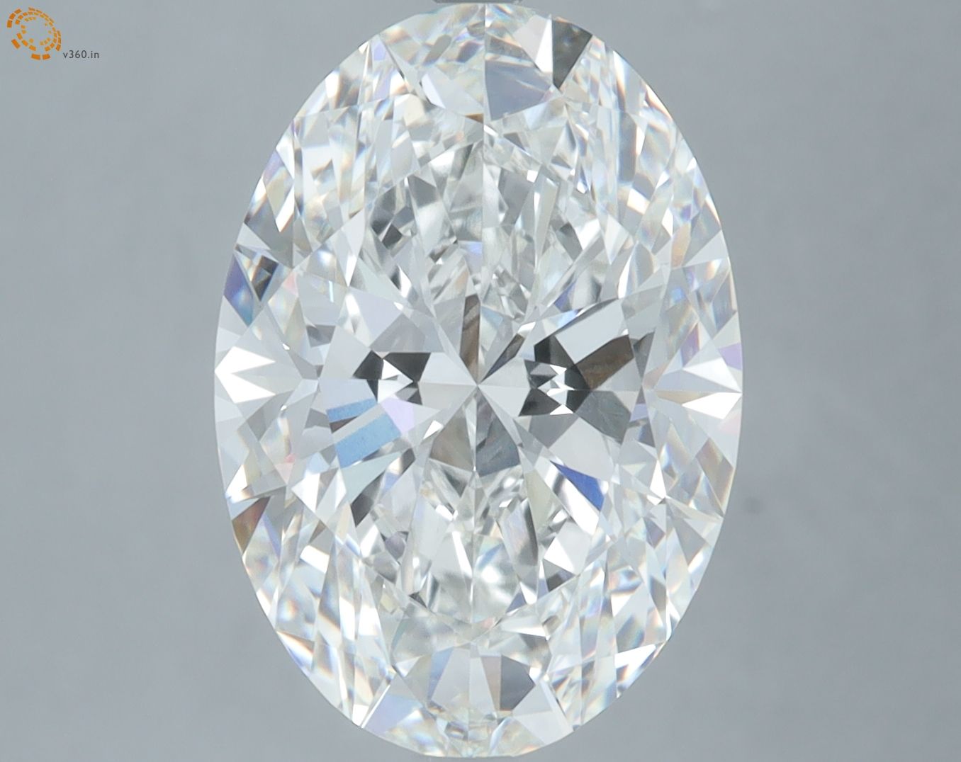 6.09 ct. oval Lab Grown Diamond front image