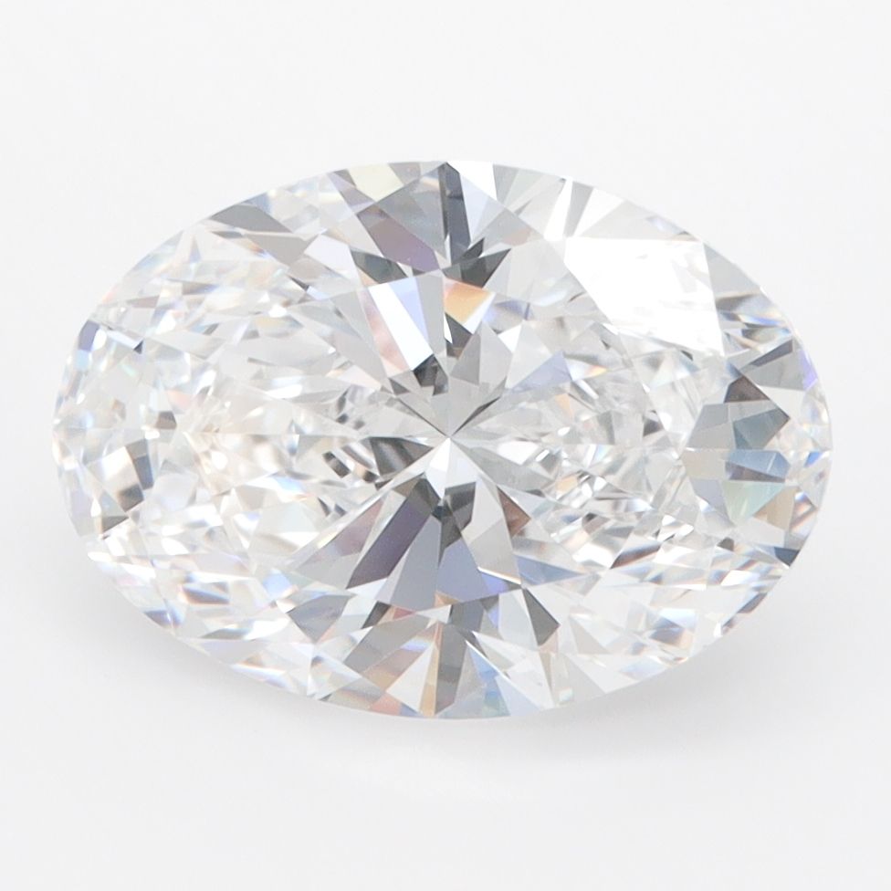 3.30 ct. oval Lab Grown Diamond front image
