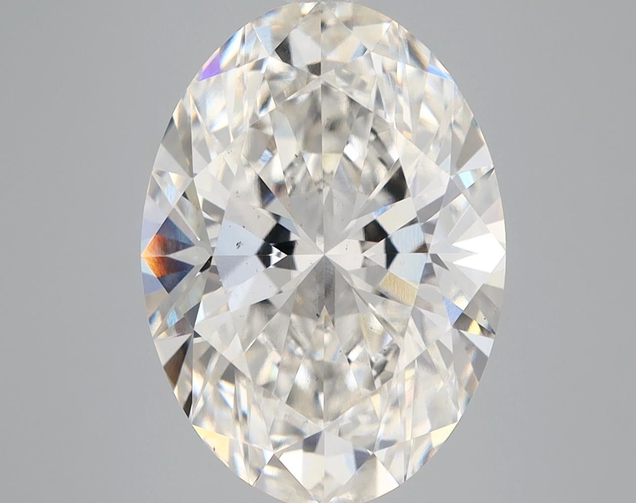 5.70 ct. oval Lab Grown Diamond front image