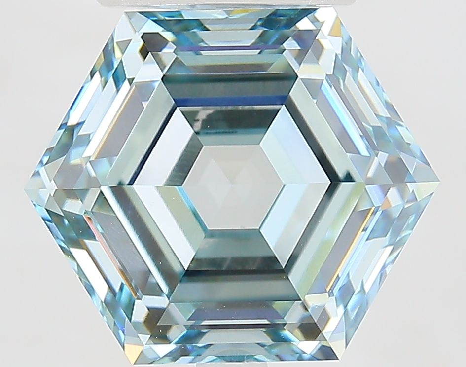 6 ct lab-grown Hexagonal Diamond