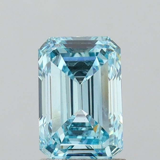 1.91 CT Fancy Intense Blue EMERALD