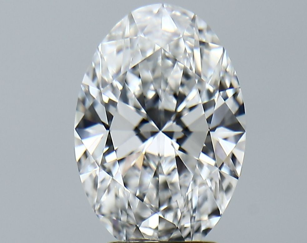 3.14 ct. oval Lab Grown Diamond front image