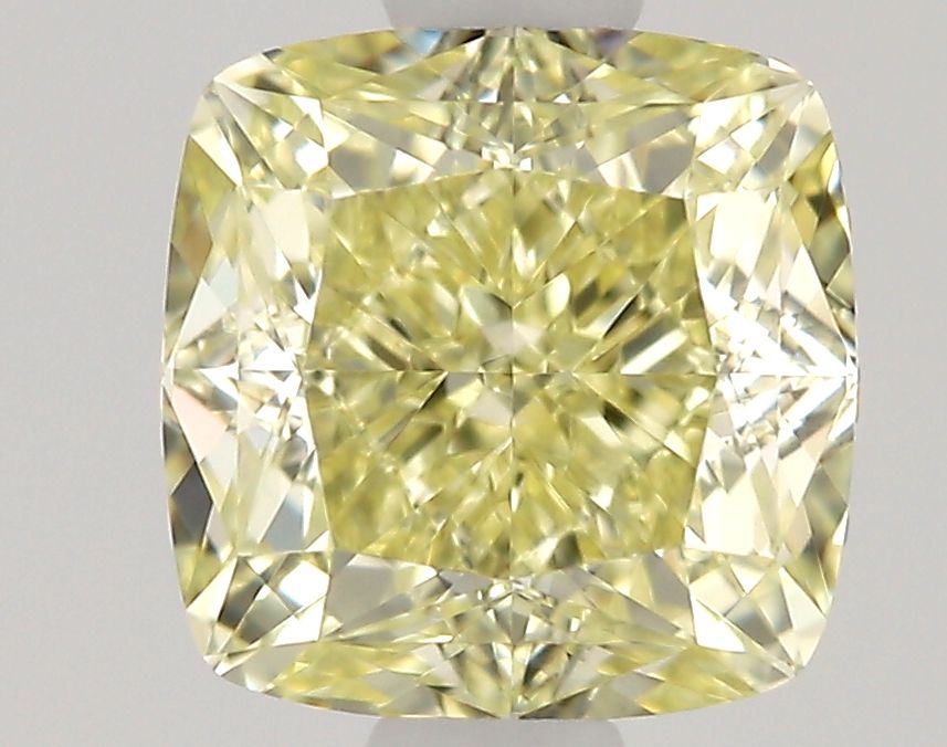 Diament 0.61 ct Fancy Light Yellow/IF