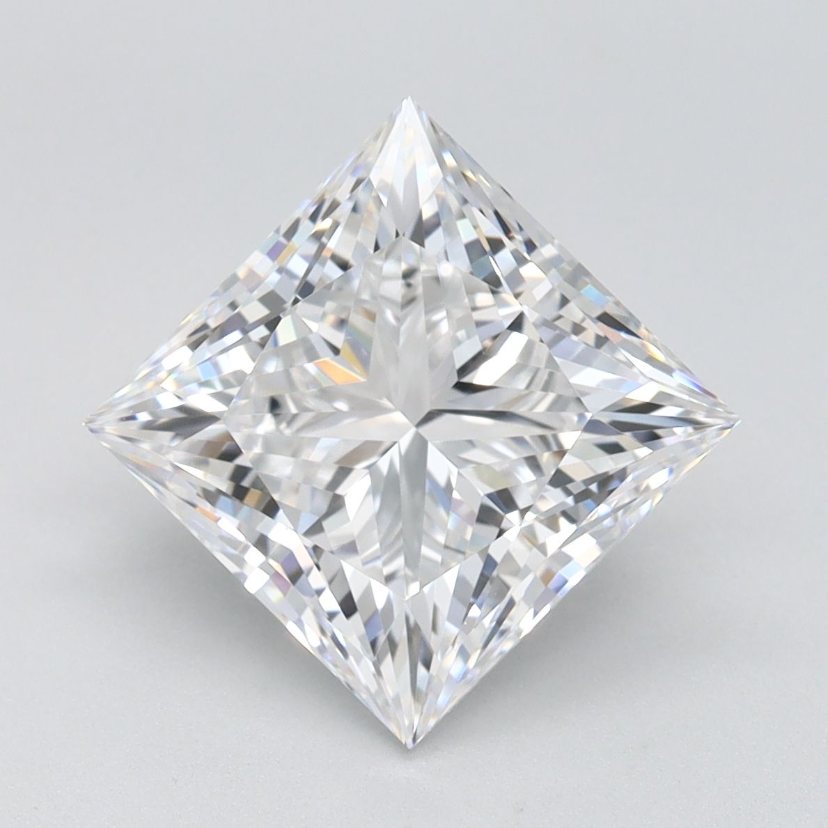3.08 ct. princess Lab Grown Diamond front image