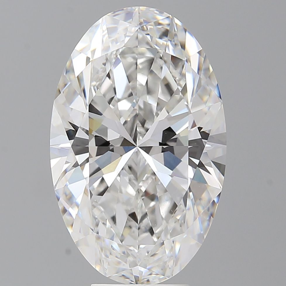 7.58 ct. oval Lab Grown Diamond front image