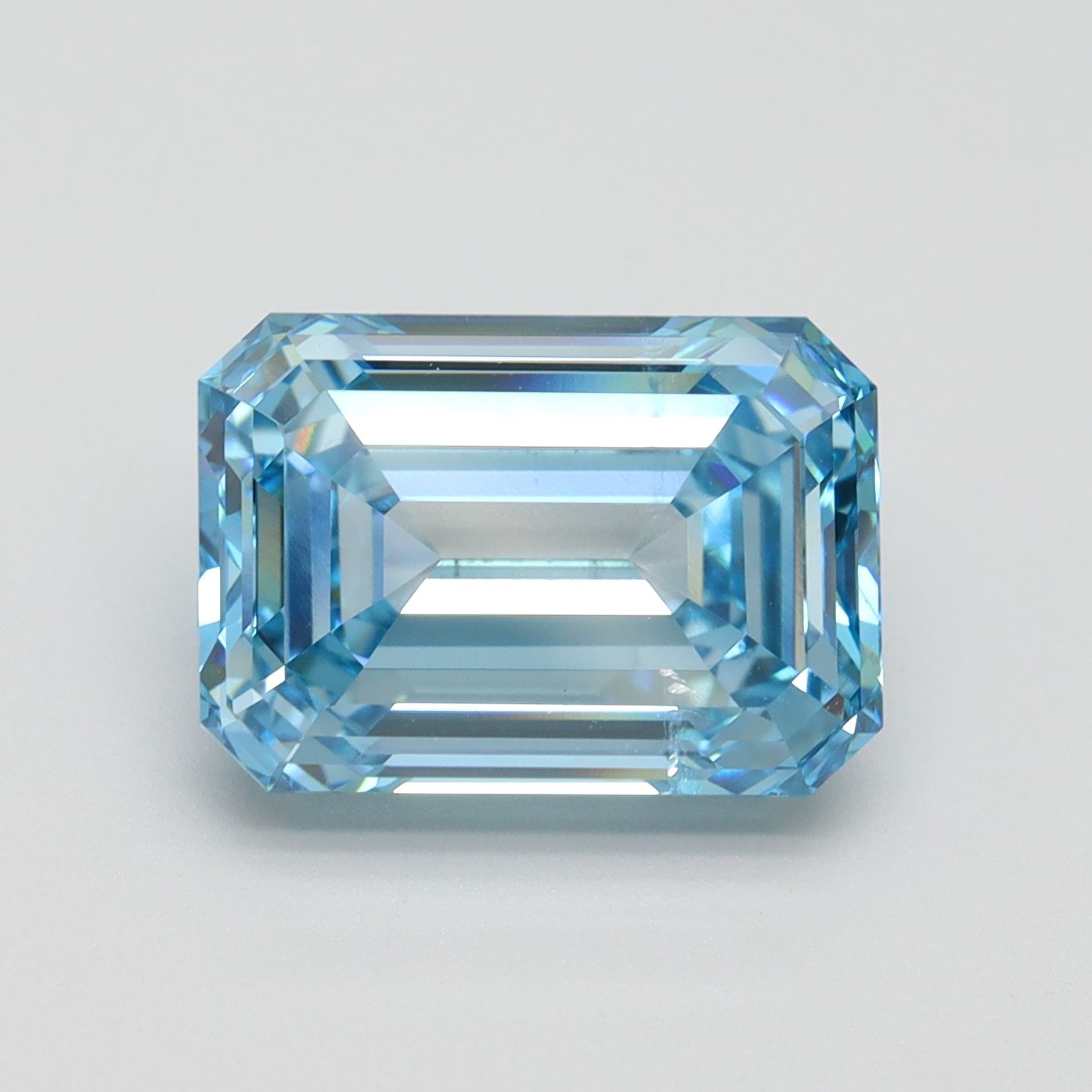 5.23 ct. emerald Lab Grown Diamond front image