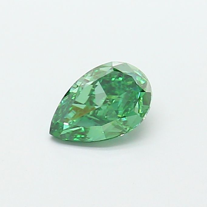 1.13 CT Fancy Vivid Green PEAR