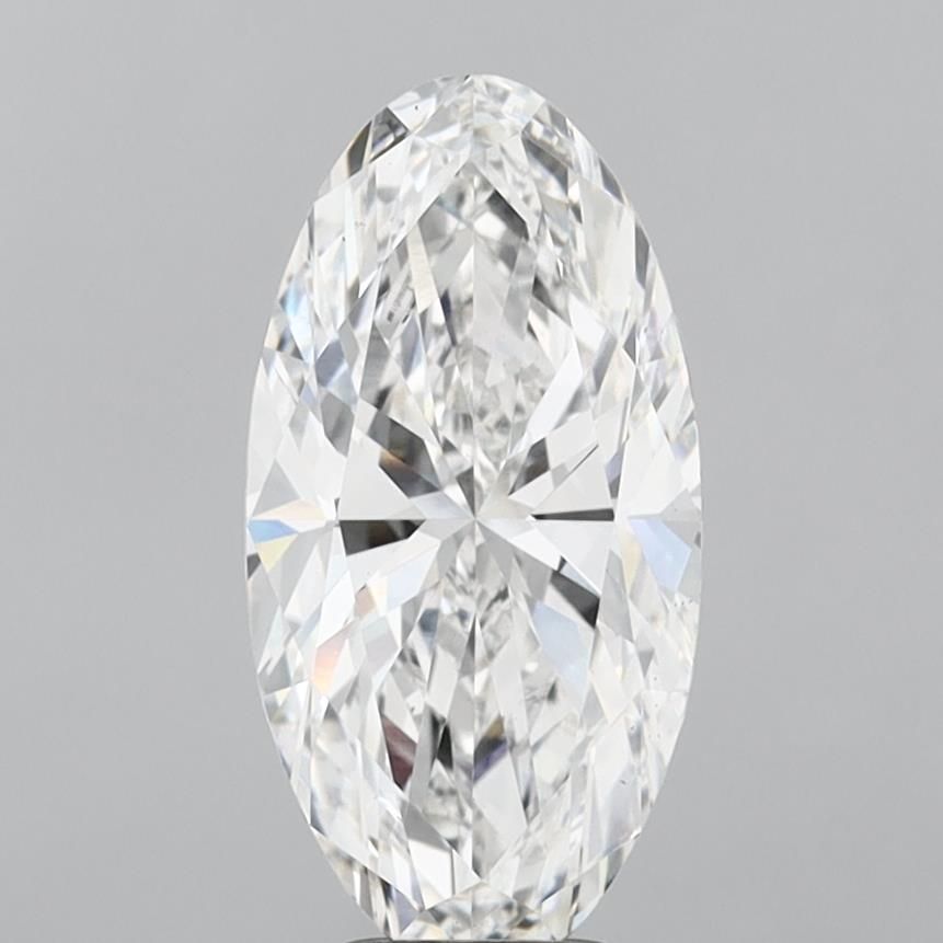 5.55 ct. oval Lab Grown Diamond front image