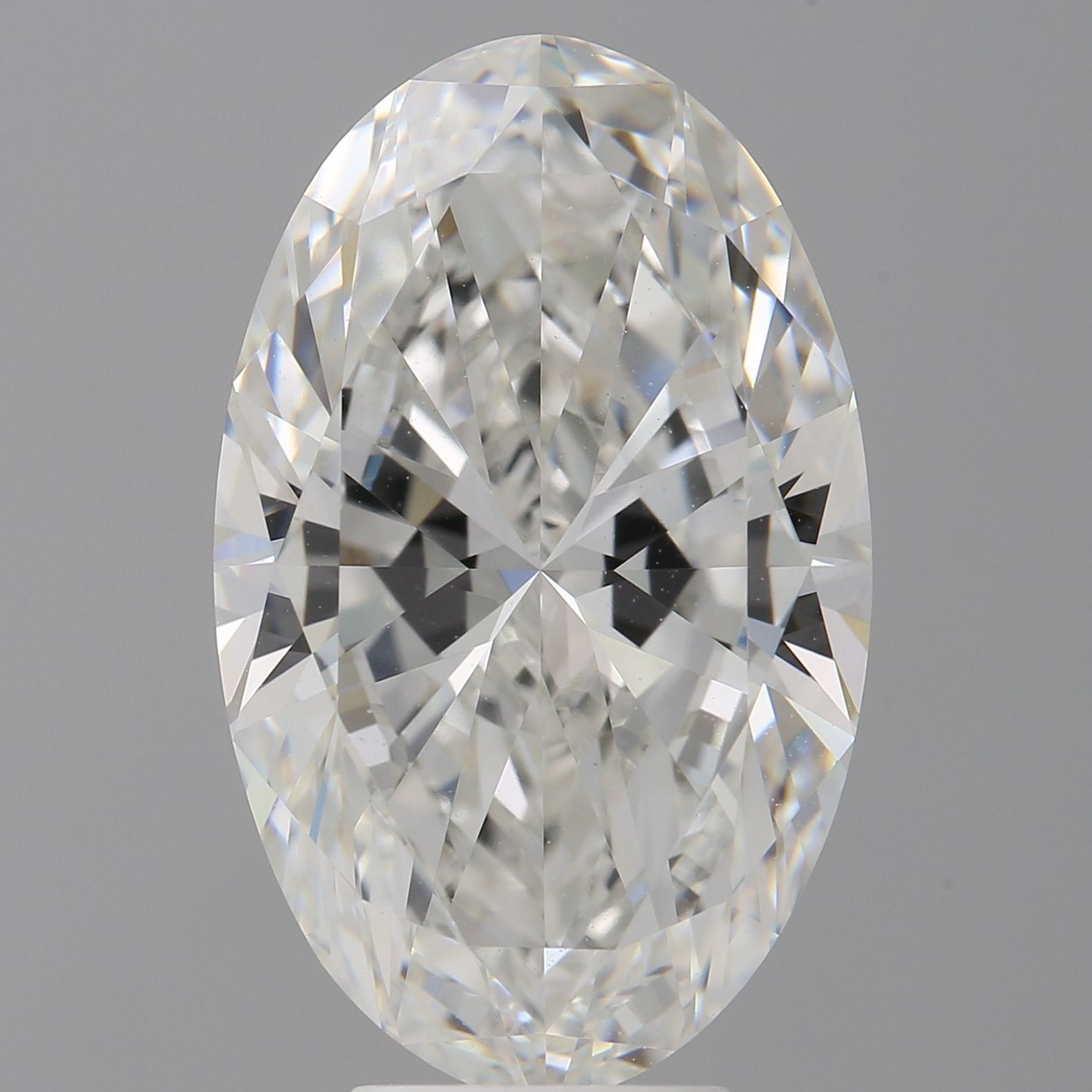 7.01 ct. oval Lab Grown Diamond front image