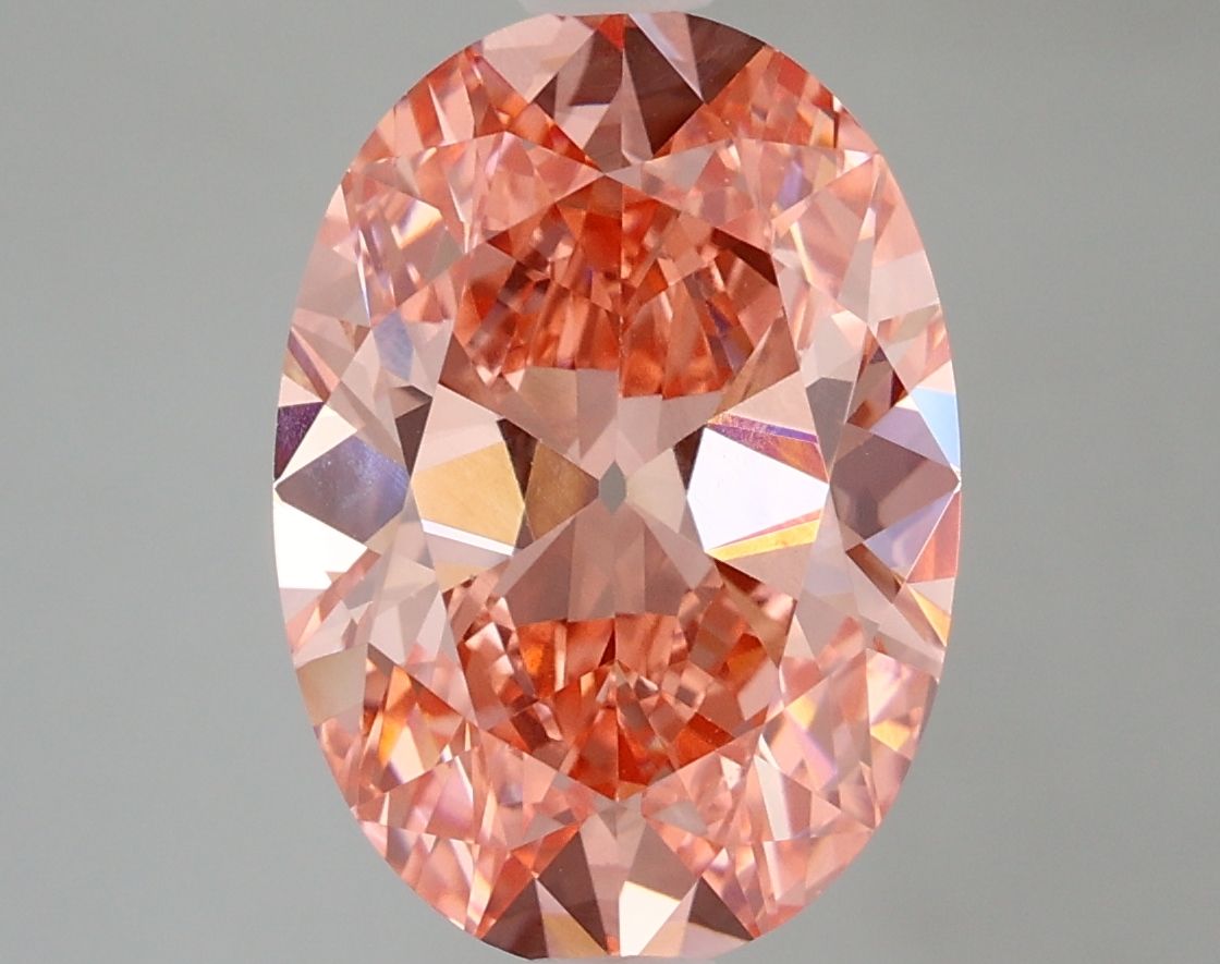 5.11 ct. oval Lab Grown Diamond front image