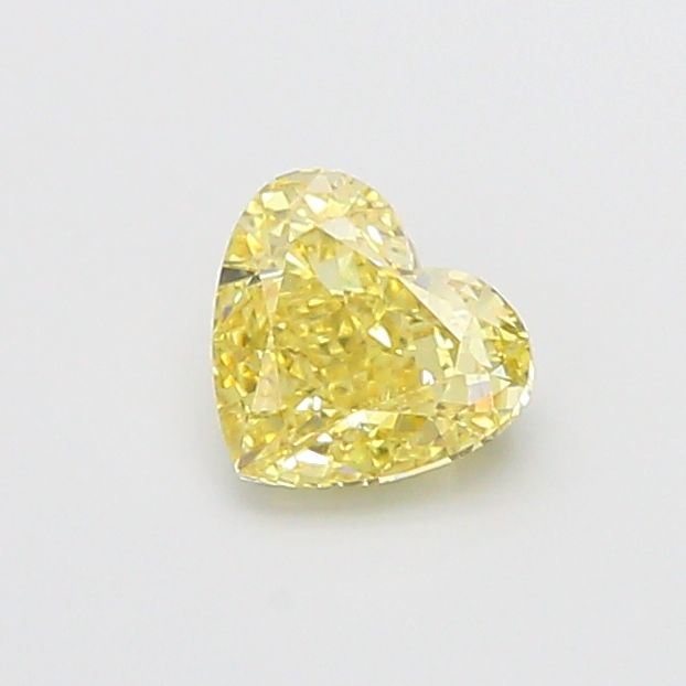 1.07 CT Fancy Intense Yellow HEART
