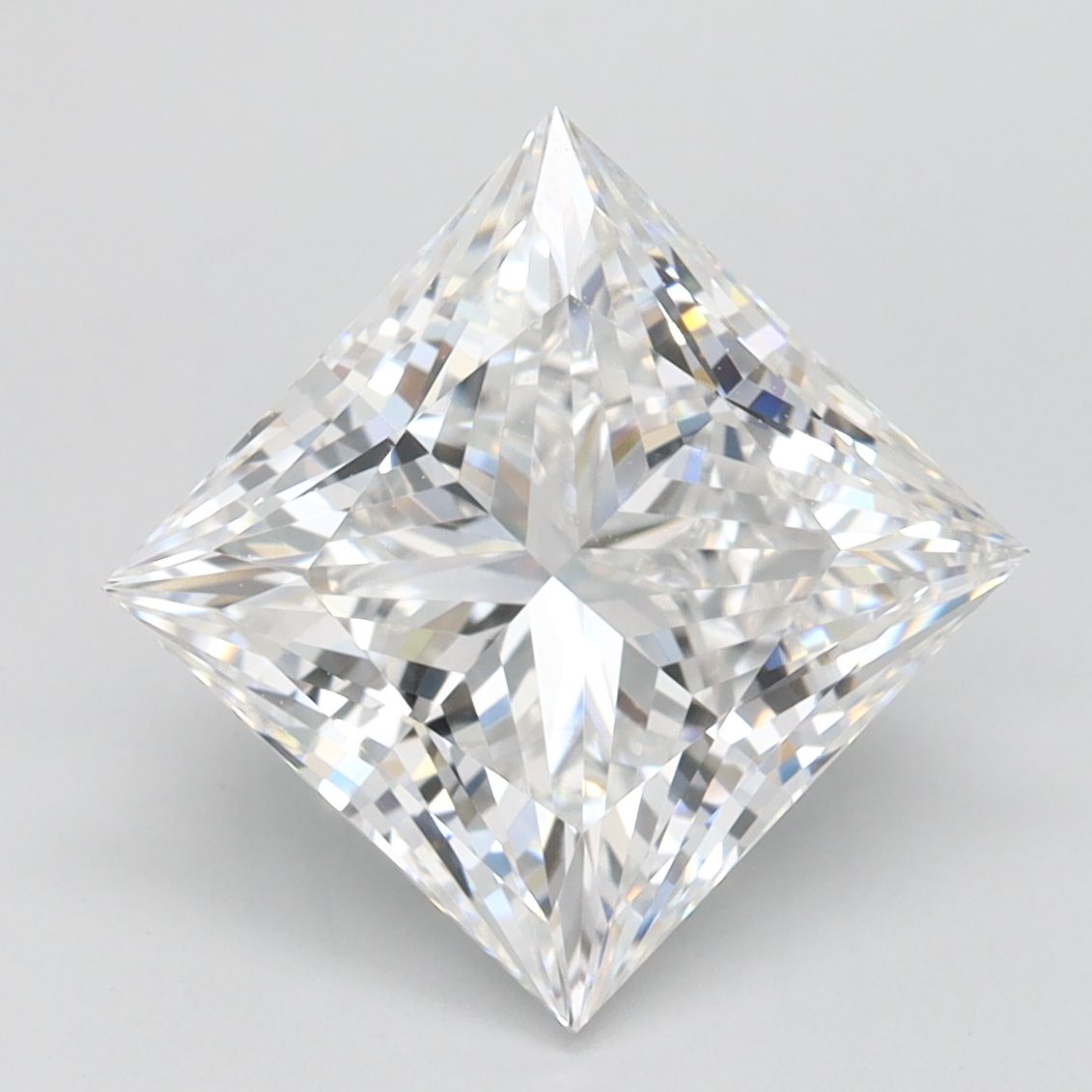 3.14 ct. princess Lab Grown Diamond front image